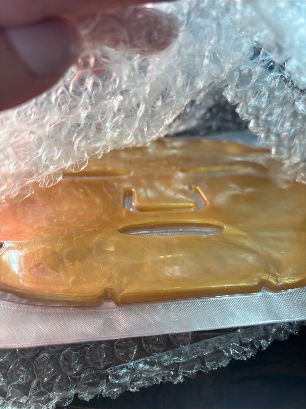 Gold Face Mask
